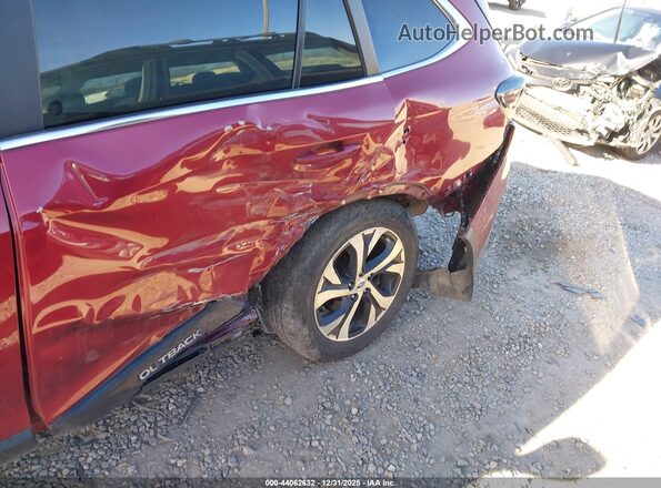4S4BTANC6L3111479 2020 SUBARU OUTBACK Красный Вид спереди