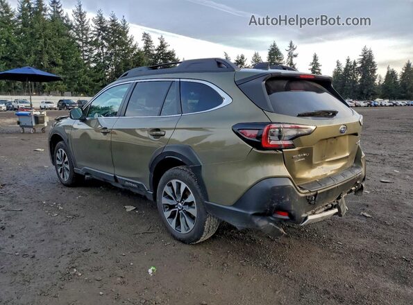4S4BTANC7P3224217 2023 SUBARU OUTBACK Зеленый Задняя левая четверть