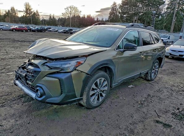 4S4BTANC7P3224217 2023 SUBARU OUTBACK Зеленый Передняя левая четверть
