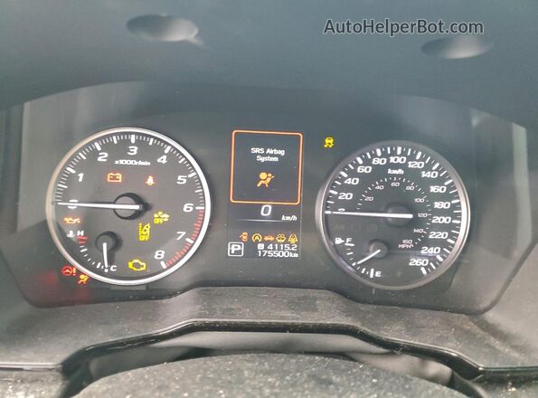 4S4BTDAC6M3188166 2021 SUBARU OUTBACK Синий Вид щитка приборов