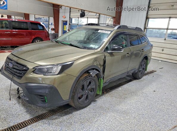 4S4BTGLD0M3216129 2021 SUBARU OUTBACK Green Przód lewy