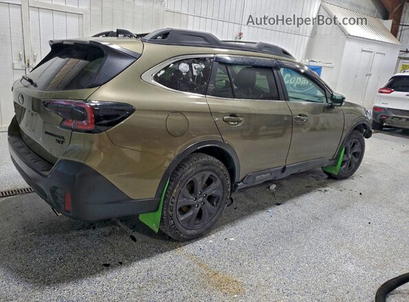 4S4BTGLD0M3216129 2021 SUBARU OUTBACK Green Tył prawy