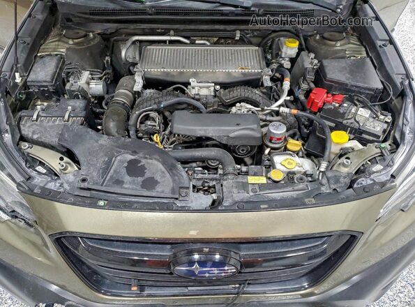 4S4BTGLD0M3216129 2021 SUBARU OUTBACK Green Widok komory silnika