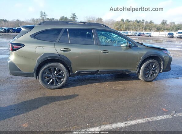 4S4BTGLD2R3103631 2024 SUBARU OUTBACK Зеленый Вид щитка приборов