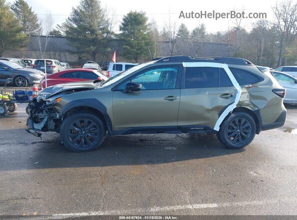 4S4BTGLD2R3103631 2024 SUBARU OUTBACK Зеленый Вид задней части салона