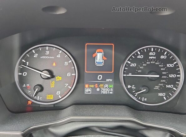 4S4BTGND2R3289121 2024 SUBARU OUTBACK Белый Вид щитка приборов