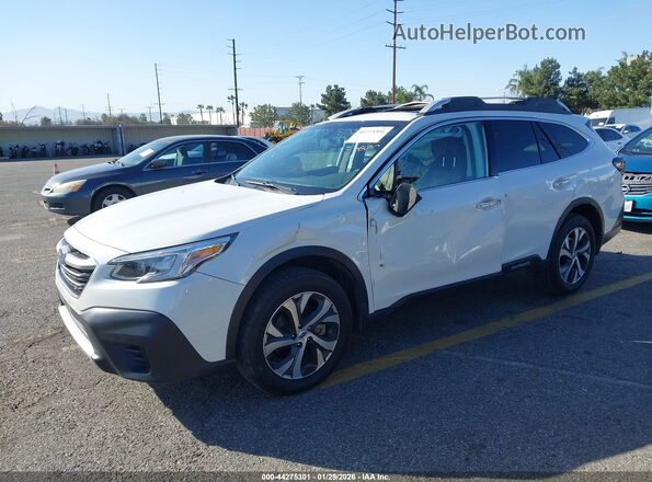 4S4BTGPD7N3266408 2022 SUBARU OUTBACK Белый Передняя левая четверть