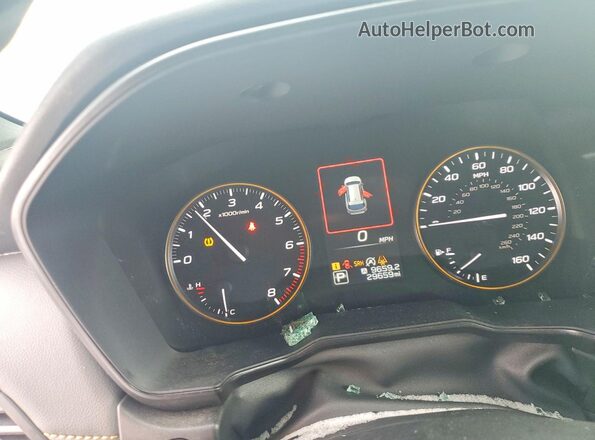 4S4BTGUD8P3173615 2023 SUBARU OUTBACK Серый Вид щитка приборов