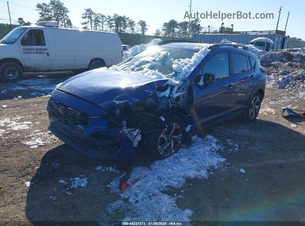 4S4GUHD66T3700247 2026 SUBARU CROSSTREK Синий Передняя левая четверть