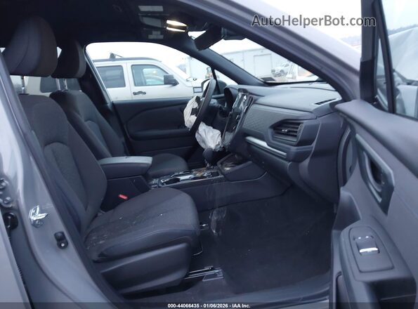 4S4SLDB63T3024056 2026 SUBARU FORESTER Серый Вид салона спереди
