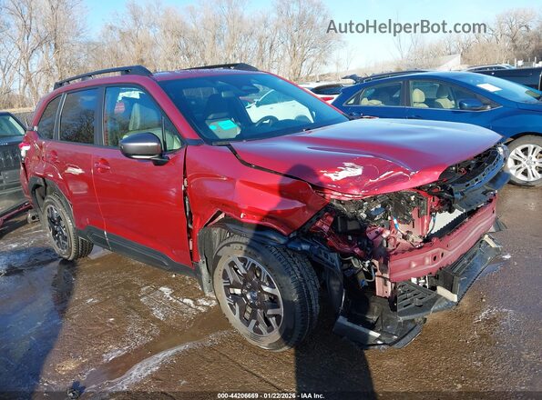 4S4SLDD66T3013727 2026 SUBARU FORESTER Красный Передняя правая четверть