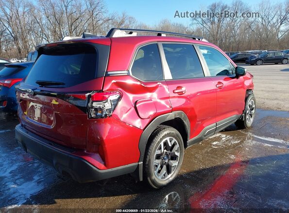 4S4SLDD66T3013727 2026 SUBARU FORESTER Красный Задняя правая четверть