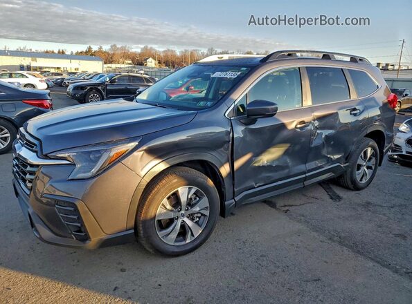 4S4WMADD2S3426867 2025 SUBARU ASCENT Gray წინა მარცხენა ხედი სამი მეოთხედიდან