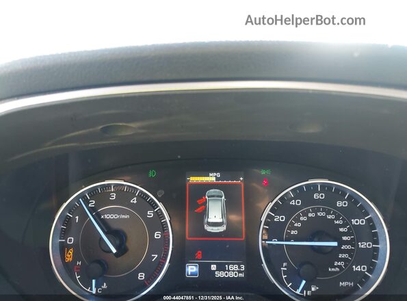 4S4WMARD6K3421616 2019 SUBARU ASCENT Gray უკანა სავარძლების ხედი
