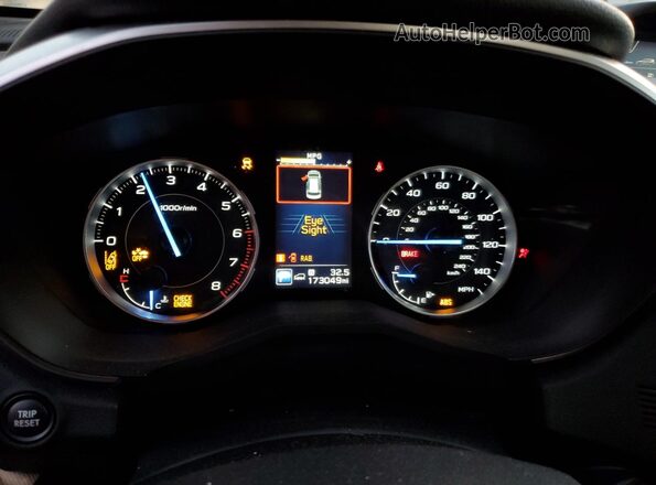 4S4WMARD6K3427836 2019 SUBARU ASCENT Gray Widok zestawu wskaźników