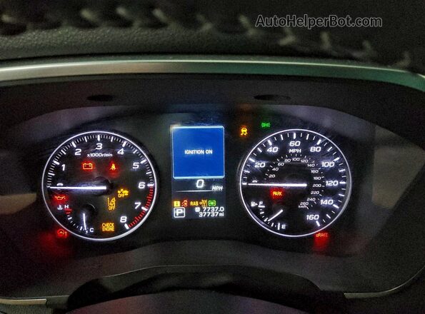 4S4WMARD6P3419193 2023 SUBARU ASCENT Черный Вид щитка приборов