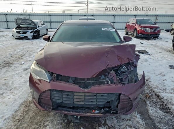 4T1BD1EB2GU048739 2016 TOYOTA AVALON Бордовый Вид спереди