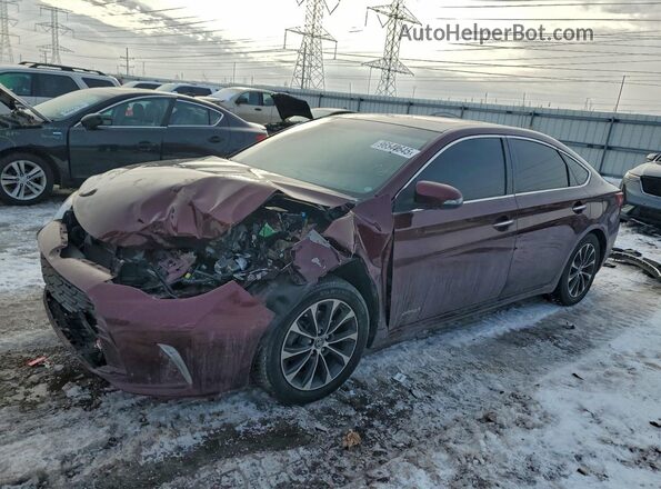 4T1BD1EB2GU048739 2016 TOYOTA AVALON Бордовый Передняя левая четверть