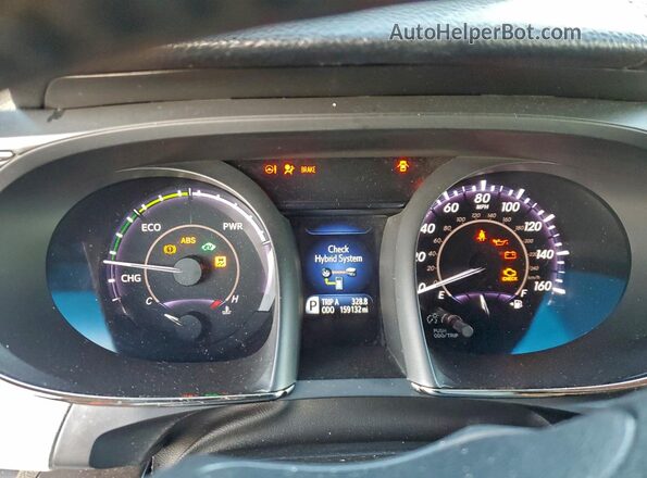 4T1BD1EB3JU061605 2018 TOYOTA AVALON Серый Вид щитка приборов