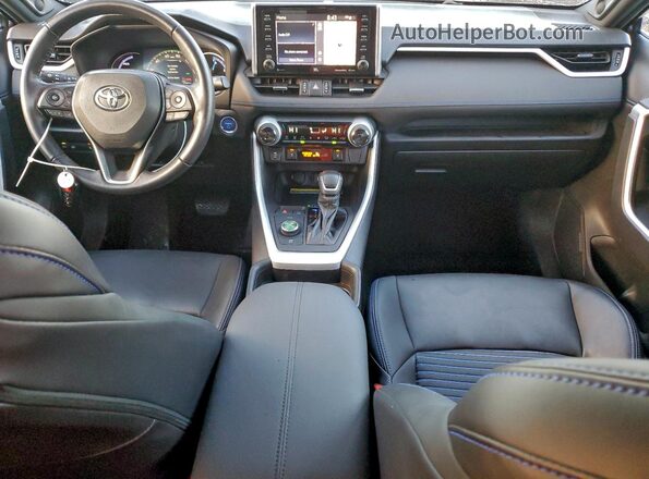 4T3E6RFV3MU057046 2021 TOYOTA RAV4 Blue Առջևի վահանակի տեսք