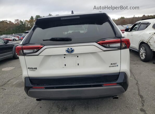 4T3E6RFV4MU053071 2021 TOYOTA RAV4 White Widok z tyłu