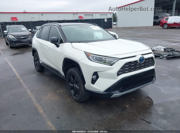 4T3E6RFV8LU004583 2020 TOYOTA RAV4 HYBRID White Front right