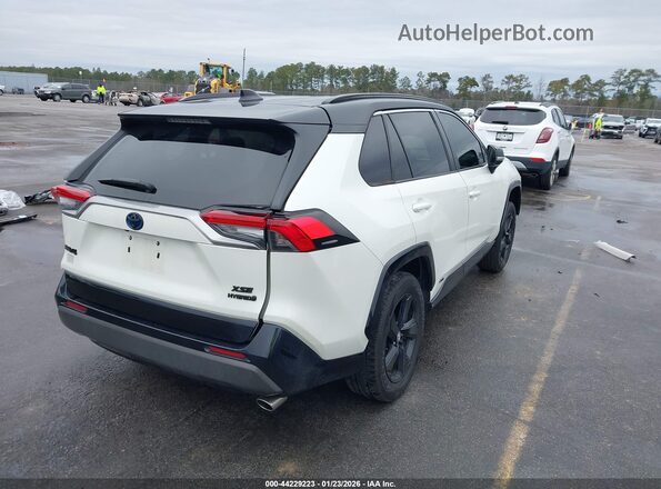 4T3E6RFV8LU004583 2020 TOYOTA RAV4 HYBRID White Rear right