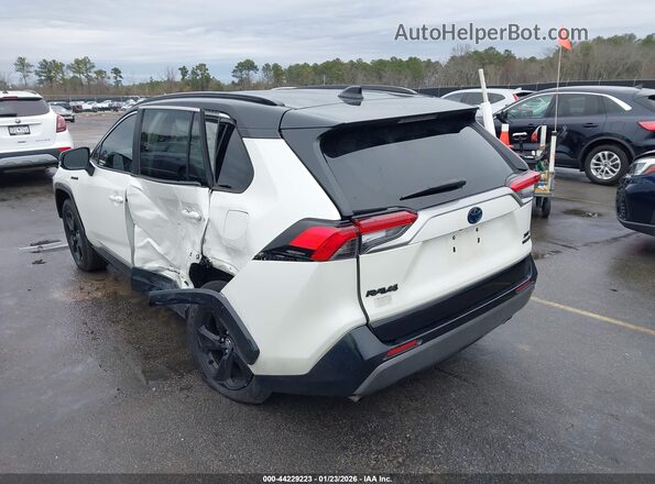 4T3E6RFV8LU004583 2020 TOYOTA RAV4 HYBRID White Rear left