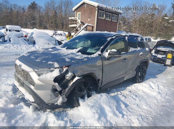 4T3E6RFV9MU060968 2021 TOYOTA RAV4 HYBRID Silver Przód lewy