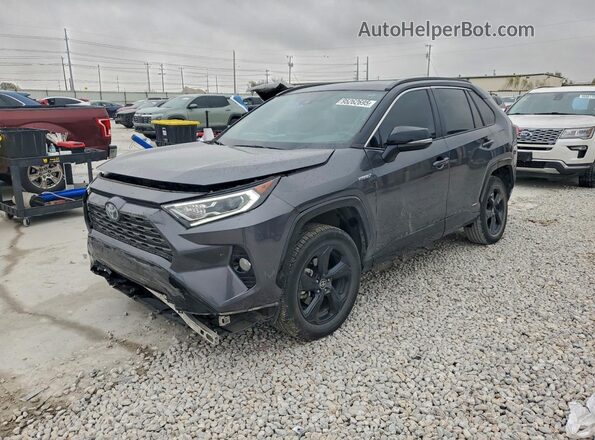 4T3E6RFVXMU040910 2021 TOYOTA RAV4 Charcoal წინა მარცხენა ხედი სამი მეოთხედიდან