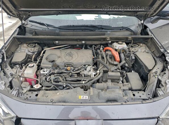 4T3E6RFVXMU040910 2021 TOYOTA RAV4 Charcoal ძრავის განყოფილების ხედი