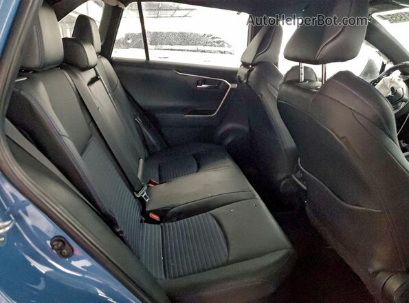 4T3E6RFVXNU096797 2022 TOYOTA RAV4 Blue უკანა სავარძლების ხედი