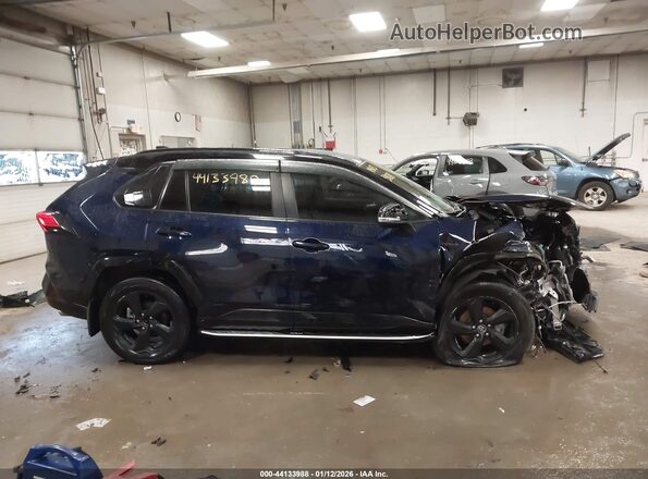 4T3EWRFV3LU003261 2020 TOYOTA RAV4 HYBRID Синий Вид задней части салона