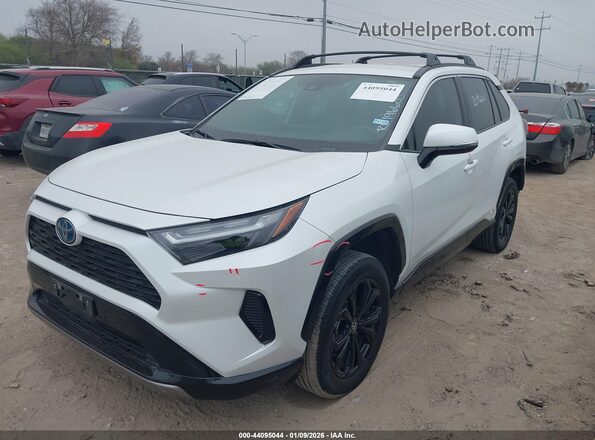 4T3T6RFV0PU109230 2023 TOYOTA RAV4 HYBRID White Przód lewy