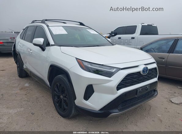 4T3T6RFV0PU109230 2023 TOYOTA RAV4 HYBRID White Przód prawy