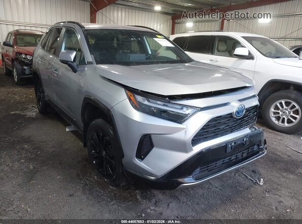 4T3T6RFV2NU079127 2022 TOYOTA RAV4 HYBRID Silver Przód prawy
