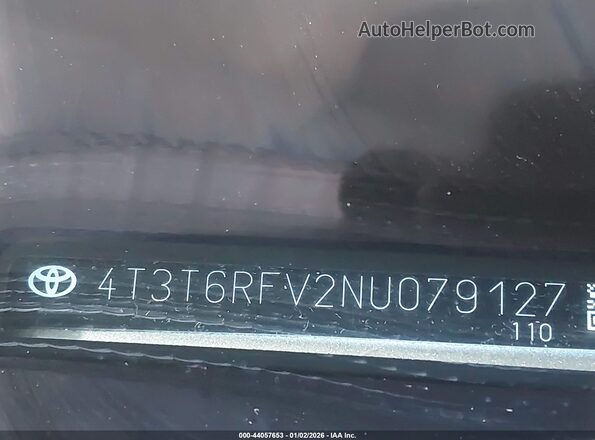 4T3T6RFV2NU079127 2022 TOYOTA RAV4 HYBRID Silver Widok komory silnika