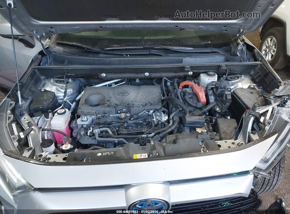 4T3T6RFV2NU079127 2022 TOYOTA RAV4 HYBRID Silver Widok z tyłu