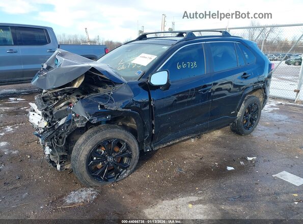 4T3T6RFV3NU087611 2022 TOYOTA RAV4 HYBRID Черный Передняя левая четверть