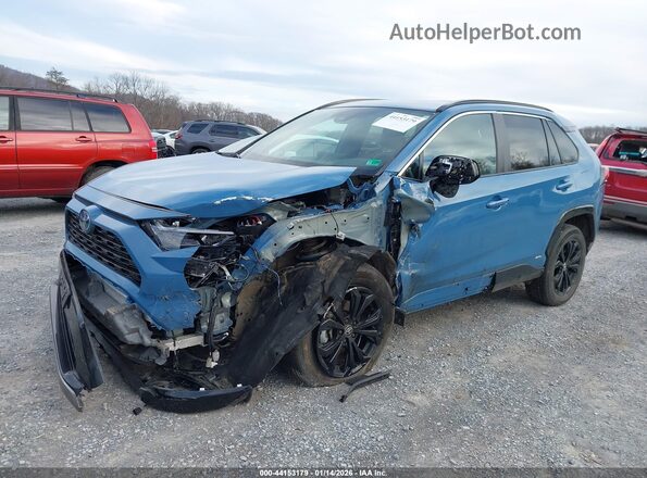 4T3T6RFV9RU149910 2024 TOYOTA RAV4 HYBRID Синий Вид спереди