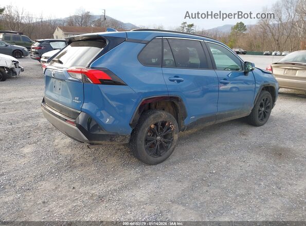 4T3T6RFV9RU149910 2024 TOYOTA RAV4 HYBRID Синий Задняя правая четверть