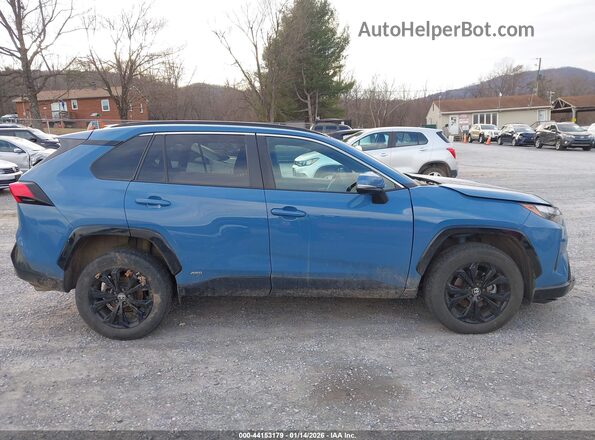 4T3T6RFV9RU149910 2024 TOYOTA RAV4 HYBRID Синий Панорамный вид салона 360°