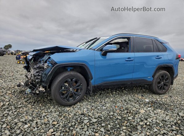 4T3T6RFVXRU150757 2024 TOYOTA RAV4 Синий Передняя левая четверть