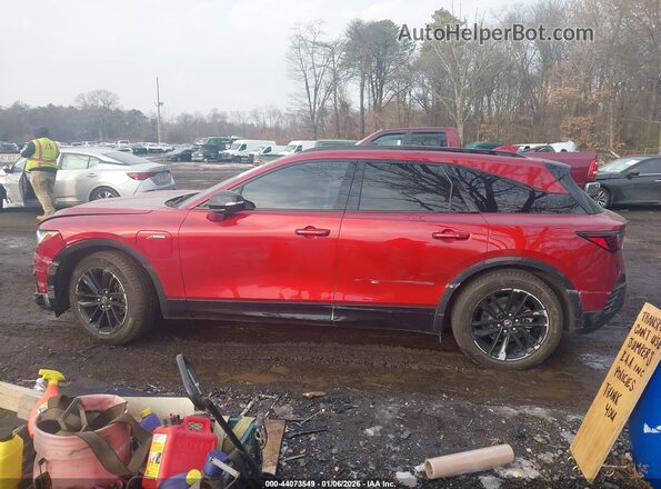4W5KHNRL2RZ512642 2024 ACURA ZDX Red Widok wnętrza 360 stopni