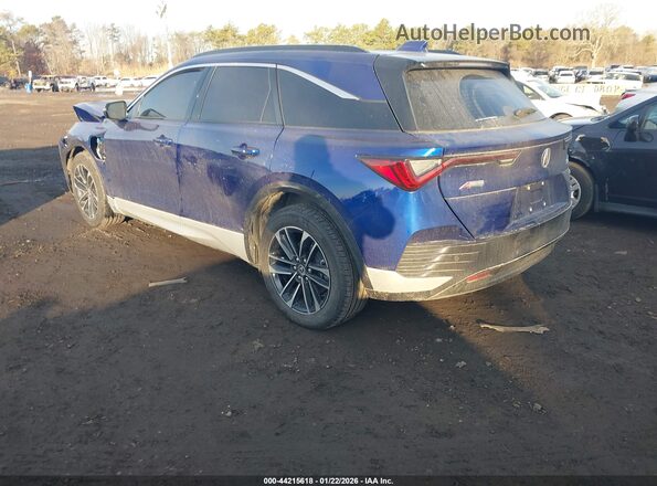 4W5KHNRL5RZ509301 2024 ACURA ZDX Синий Задняя левая четверть