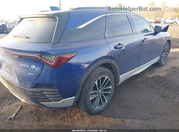 4W5KHNRL5RZ509301 2024 ACURA ZDX Синий Задняя правая четверть