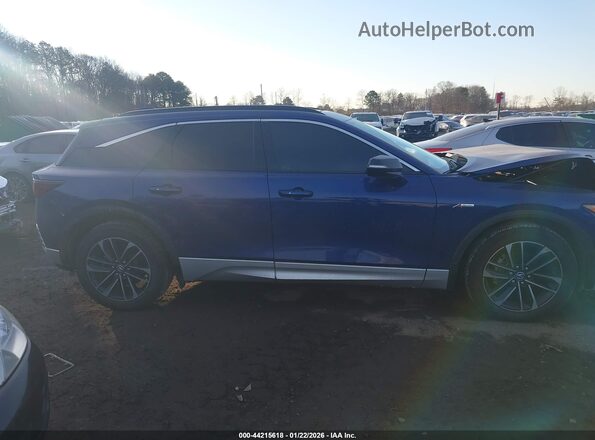 4W5KHNRL5RZ509301 2024 ACURA ZDX Синий Вид задней части салона