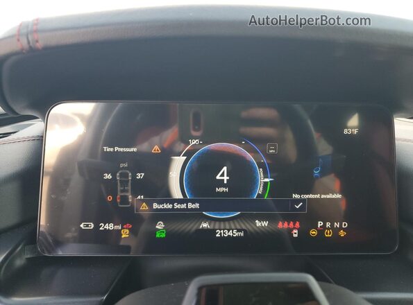 4W5XHPRL2RZ509225 2024 ACURA ZDX Серый Вид щитка приборов