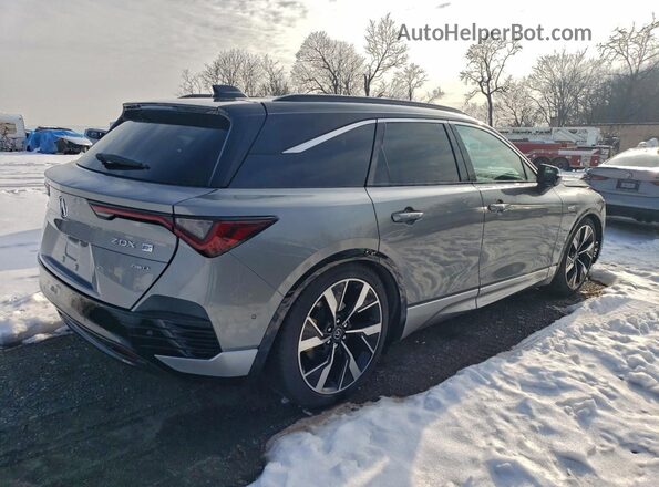 4W5XHPRL5RZ509218 2024 ACURA ZDX Серебряный Задняя правая четверть