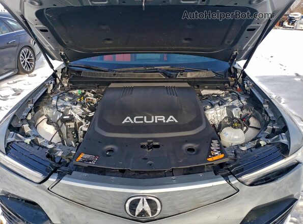 4W5XHPRL5RZ509218 2024 ACURA ZDX Серебряный Вид задней части салона